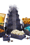 Broadway Basketeers Souring Saphire Sympathy Gift Tower